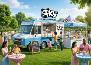 Classic Package by SKY Ice Cream Truck: The Perfect Ice Cream Catering Experience for Any Event