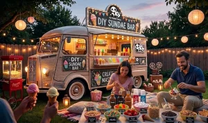 Movie Rental Nights Made Better with SKY Ice Cream Truck