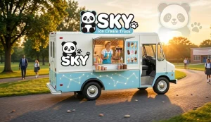 Standard Package by SKY Ice Cream Truck – The Perfect Ice Cream Catering Solution for Any Event