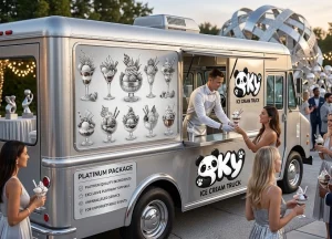Platinum Package by SKY Ice Cream Truck: The Ultimate Ice Cream Experience for Unforgettable Events
