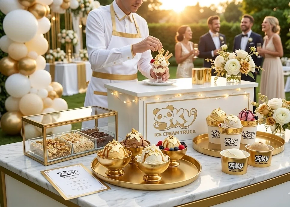 Gold Package by SKY Ice Cream Truck – The Perfect Choice for Memorable Events