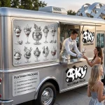 Platinum Package by SKY Ice Cream Truck: The Ultimate Ice Cream Experience for Unforgettable Events