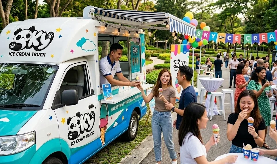 Marketing Events Made Memorable with SKY Ice Cream Truck